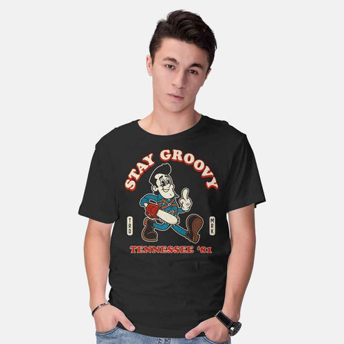 Vintage Stay Groovy Graphic T-Shirt