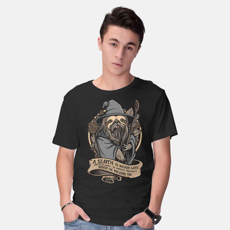 Sloth The Grey – Animal Graphic T-Shirt