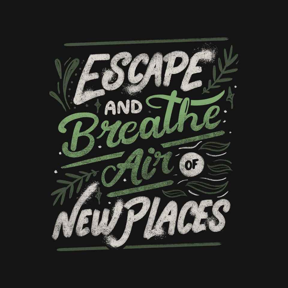 Escape And Breathe Graphic T-Shirt