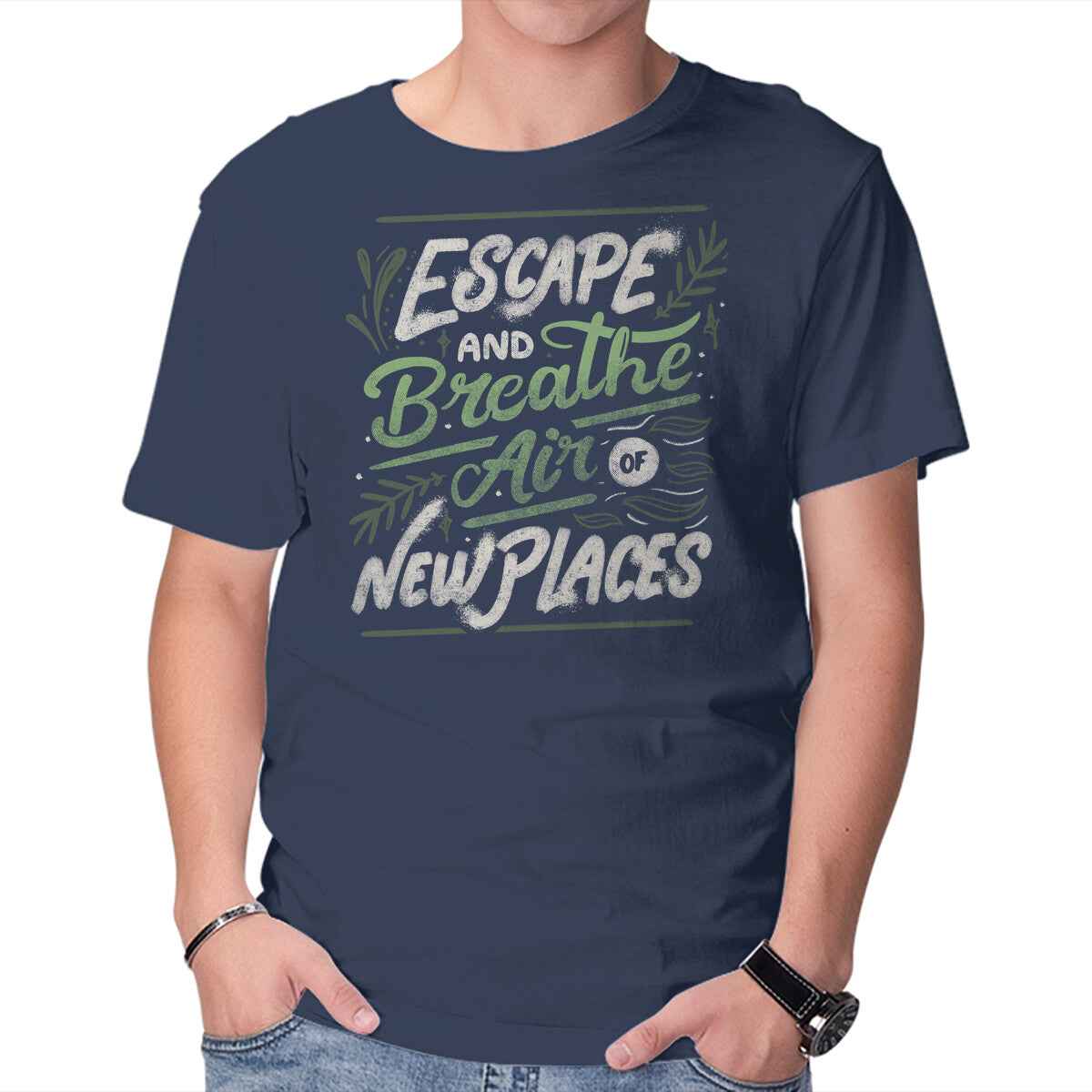 Escape And Breathe Graphic T-Shirt