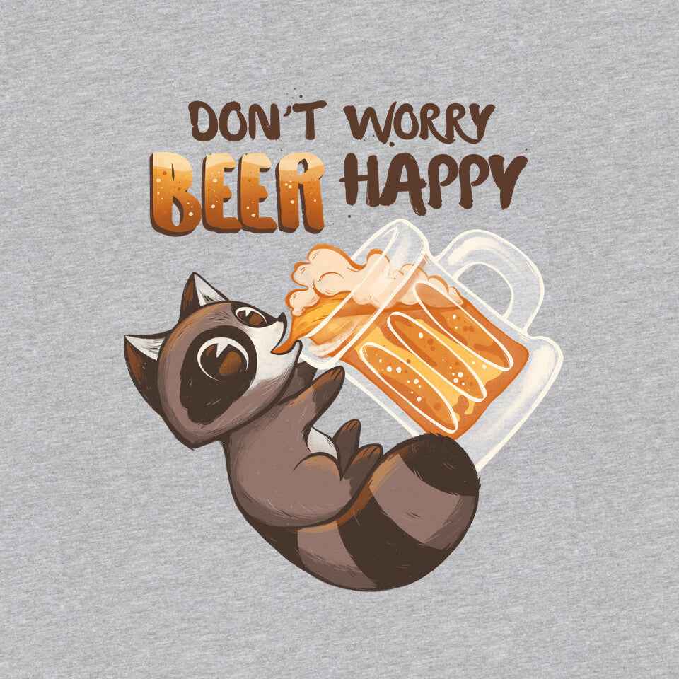 Beer Happy – Animal Graphic T-Shirt