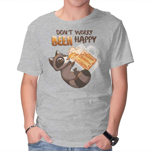 Beer Happy – Animal Graphic T-Shirt
