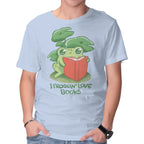Froggin Love Books – Animal Graphic T-Shirt in blue, product display