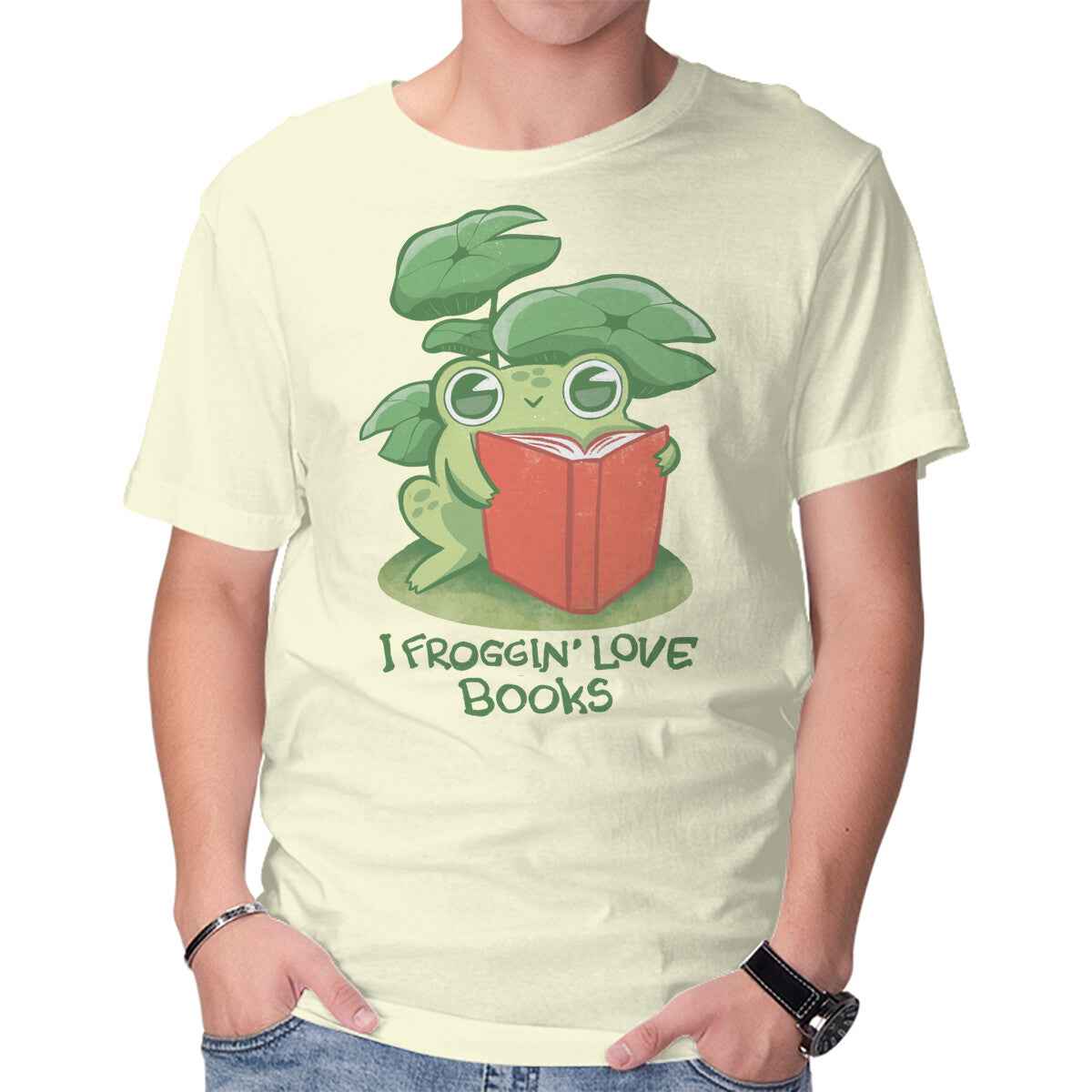 Froggin Love Books – Animal Graphic T-Shirt