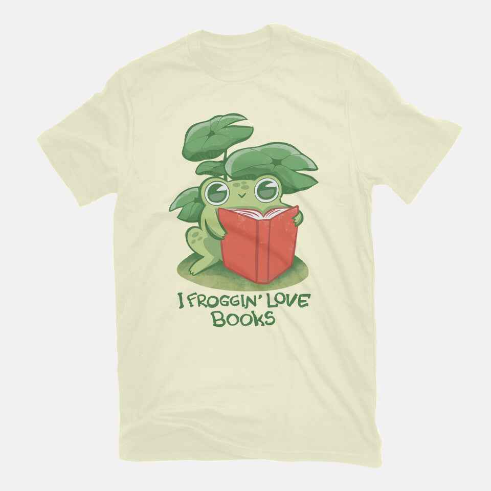 Froggin Love Books – Animal Graphic T-Shirt