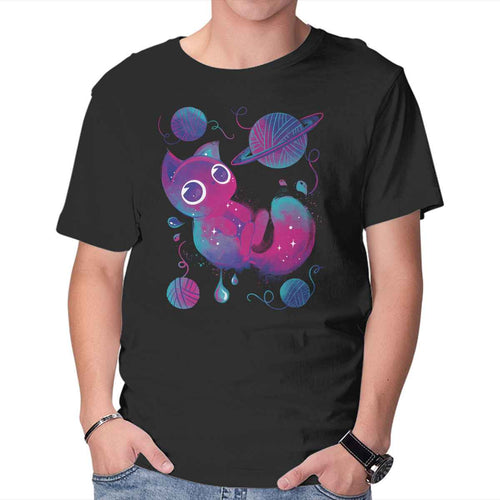 Galaxy Cuteness – Cat Graphic T-Shirt