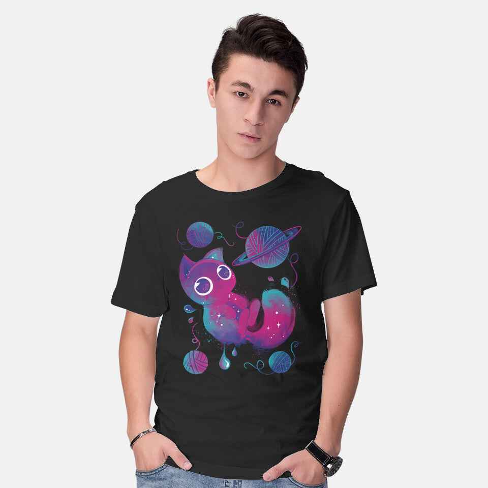 Galaxy Cuteness – Cat Graphic T-Shirt
