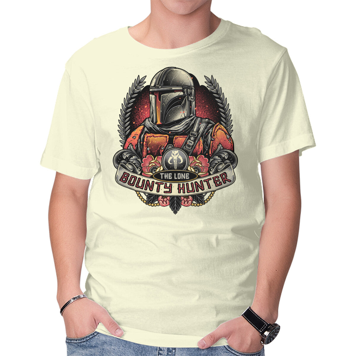 The Lone Bounty Hunter – Sci-Fi Graphic T-Shirt
