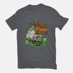 Roll The Master Dice Graphic T-Shirt in charcoal, flat-lay product view