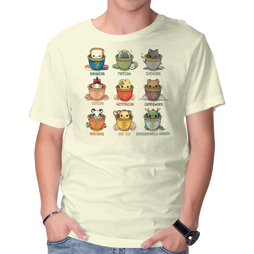 Tea Types – Cat Graphic T-Shirt