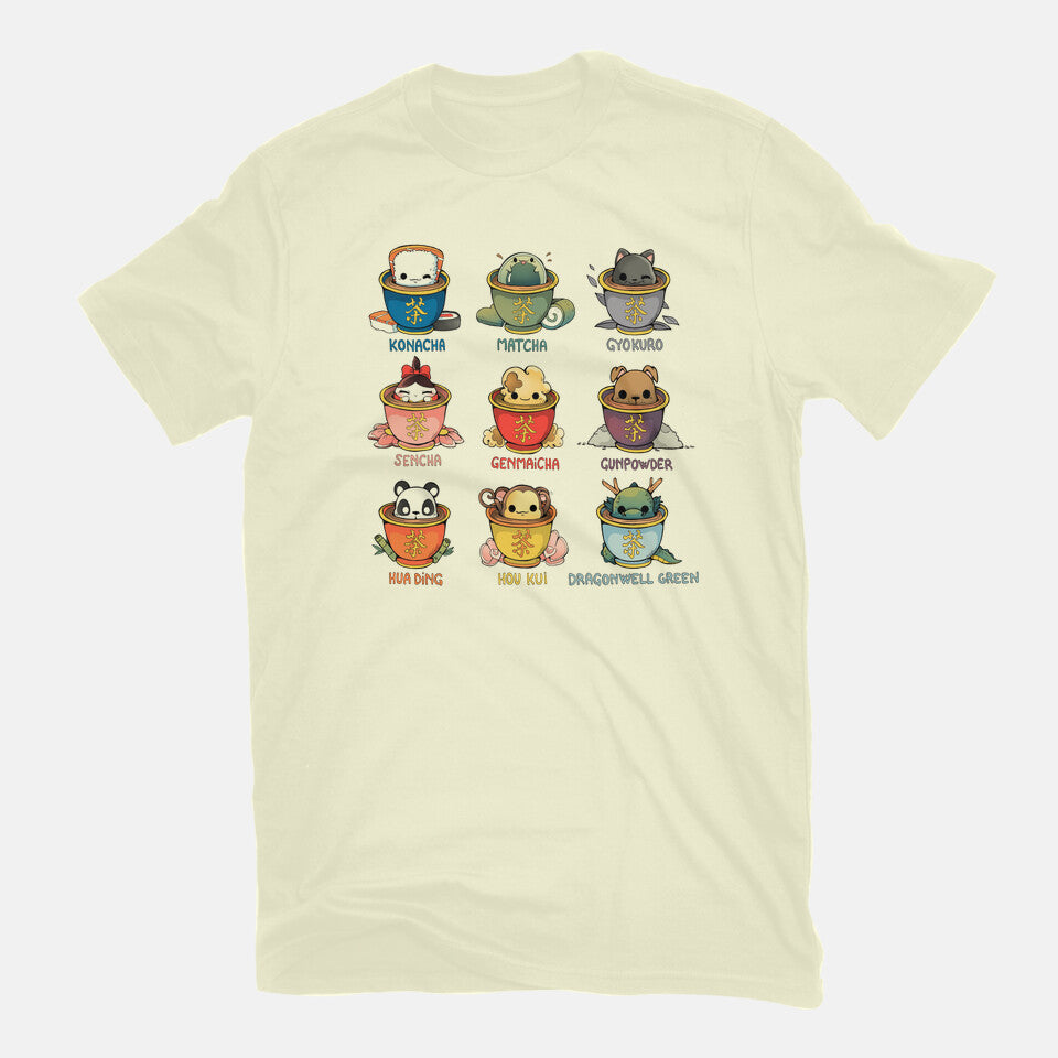 Tea Types – Cat Graphic T-Shirt