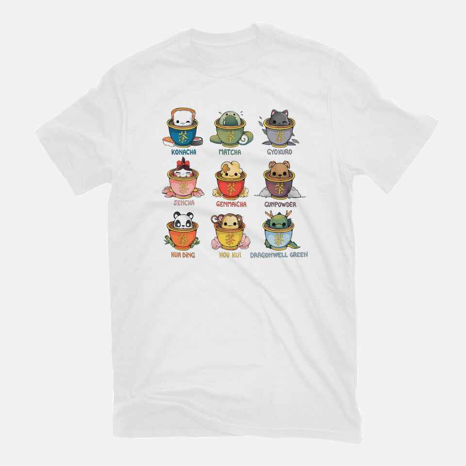 Tea Types – Cat Graphic T-Shirt