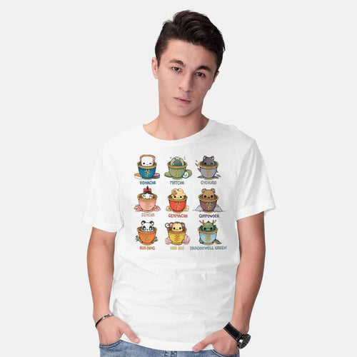 Tea Types – Cat Graphic T-Shirt