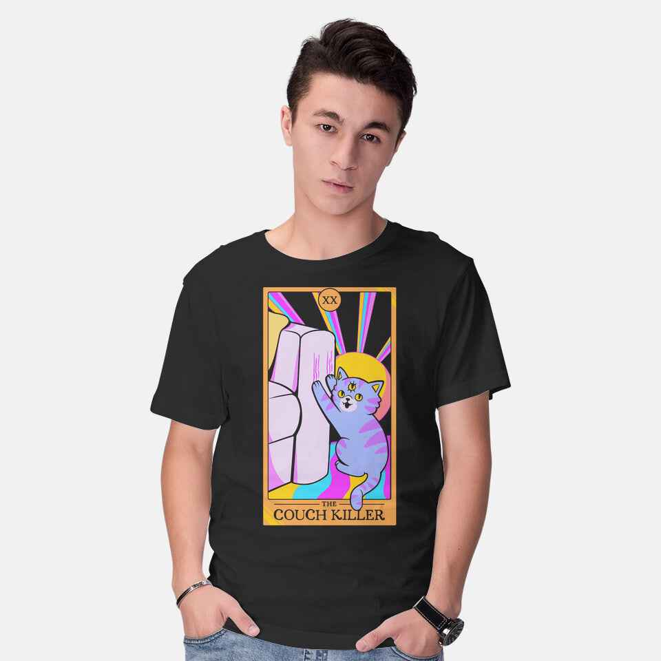 Cat The Couch Killer – Cat Graphic T-Shirt