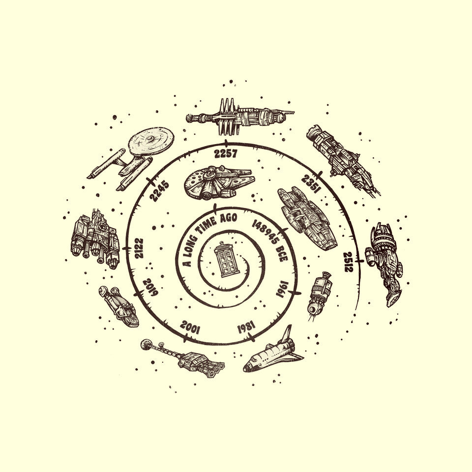 Timeline – Sci-Fi Graphic T-Shirt