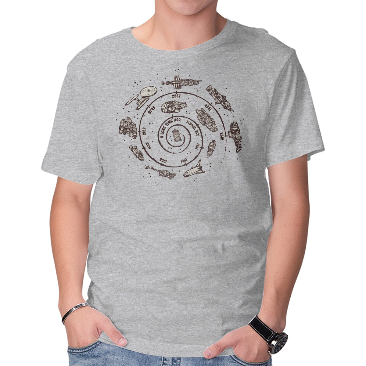 Timeline – Sci-Fi Graphic T-Shirt