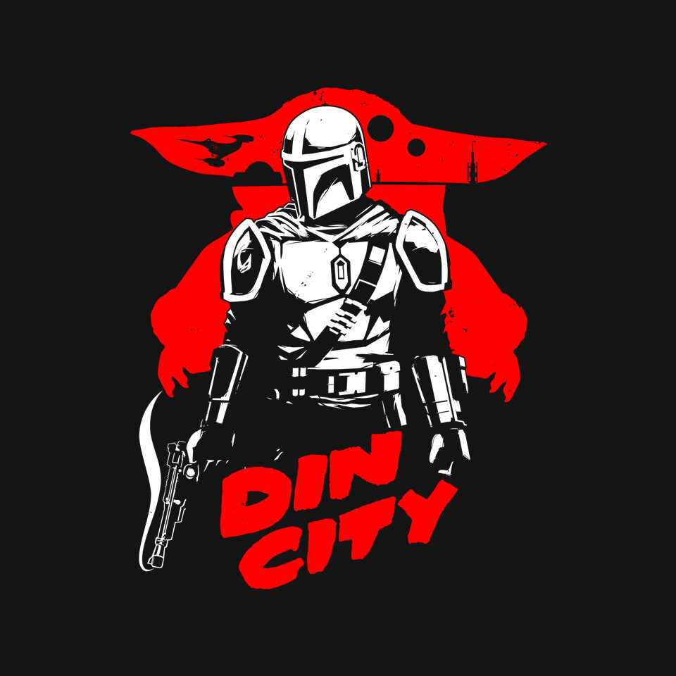 Din City – Sci-Fi Graphic T-Shirt