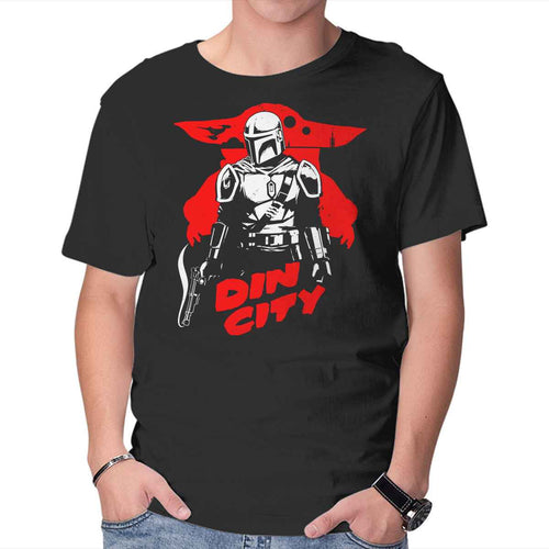 Din City – Sci-Fi Graphic T-Shirt