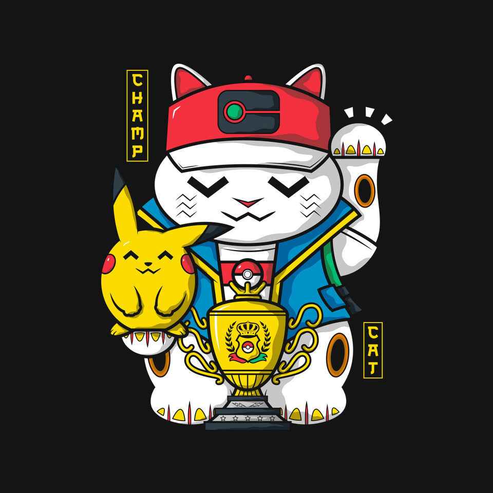Champ Cat – Anime Graphic T-Shirt