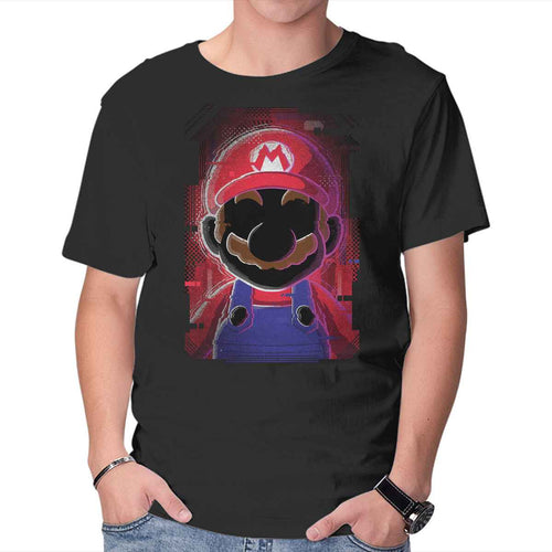 Mario Glitch – Gaming Graphic T-Shirt