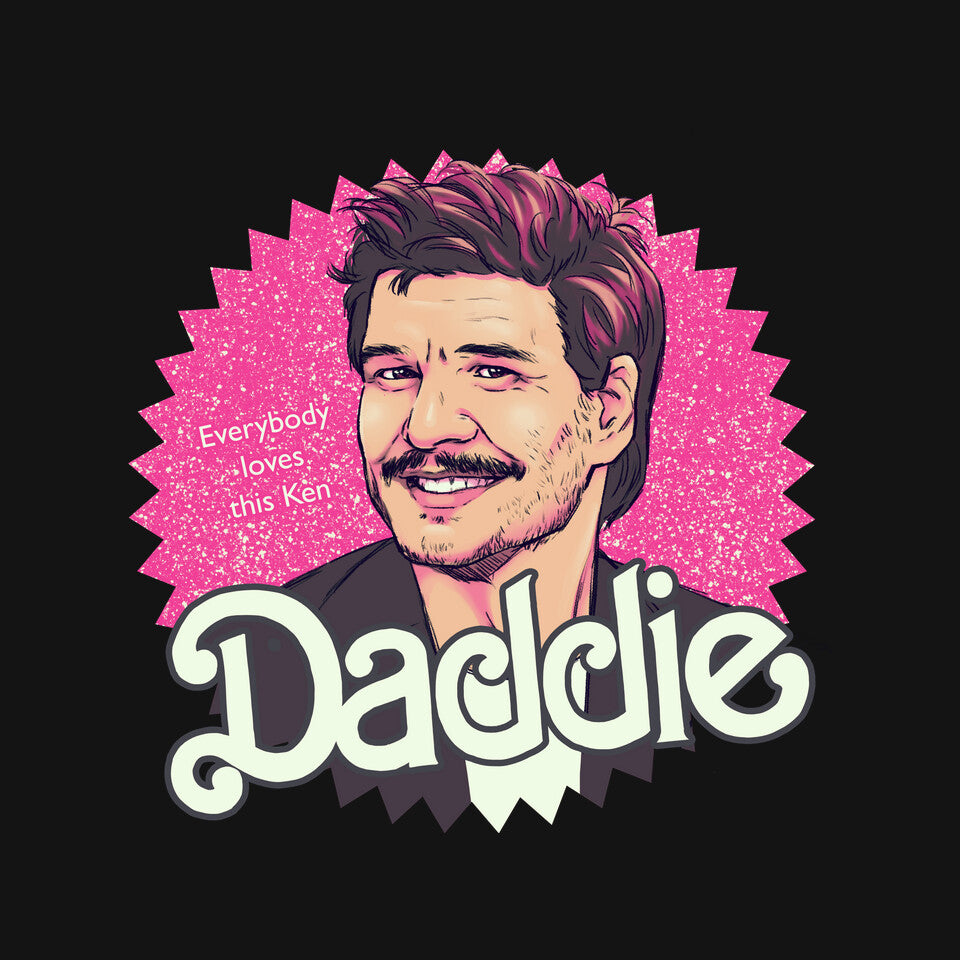 Daddie – Movie Graphic T-Shirt design artwork for black graphic T-shirt