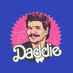 Daddie – Movie Graphic T-Shirt design artwork for royal blue graphic T-shirt