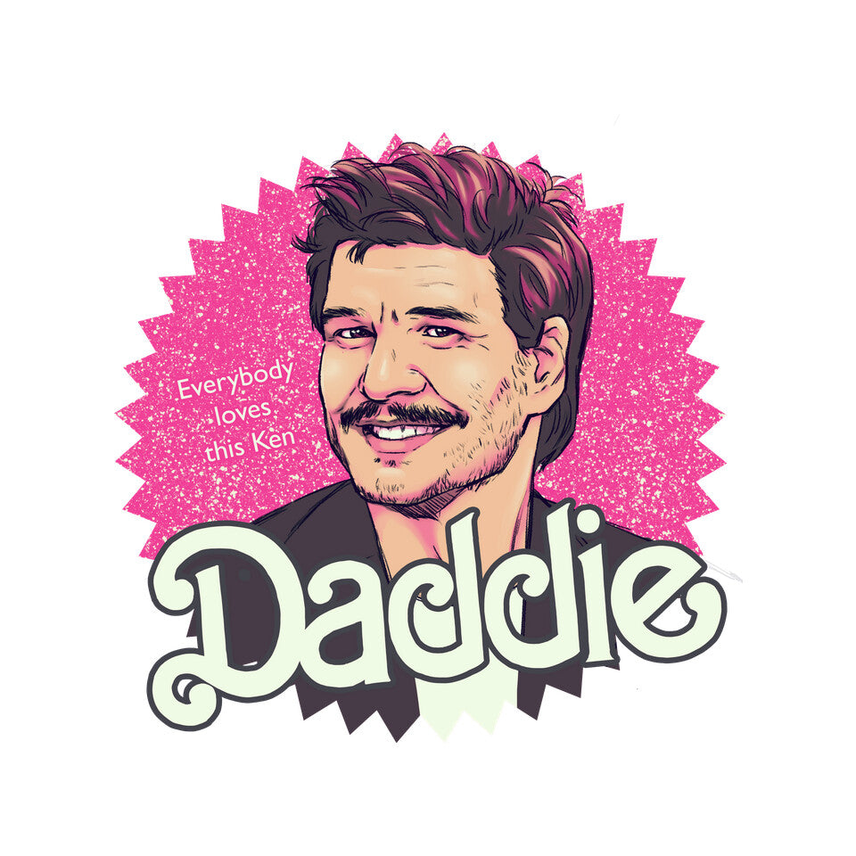 Daddie – Movie Graphic T-Shirt design artwork for white graphic T-shirt