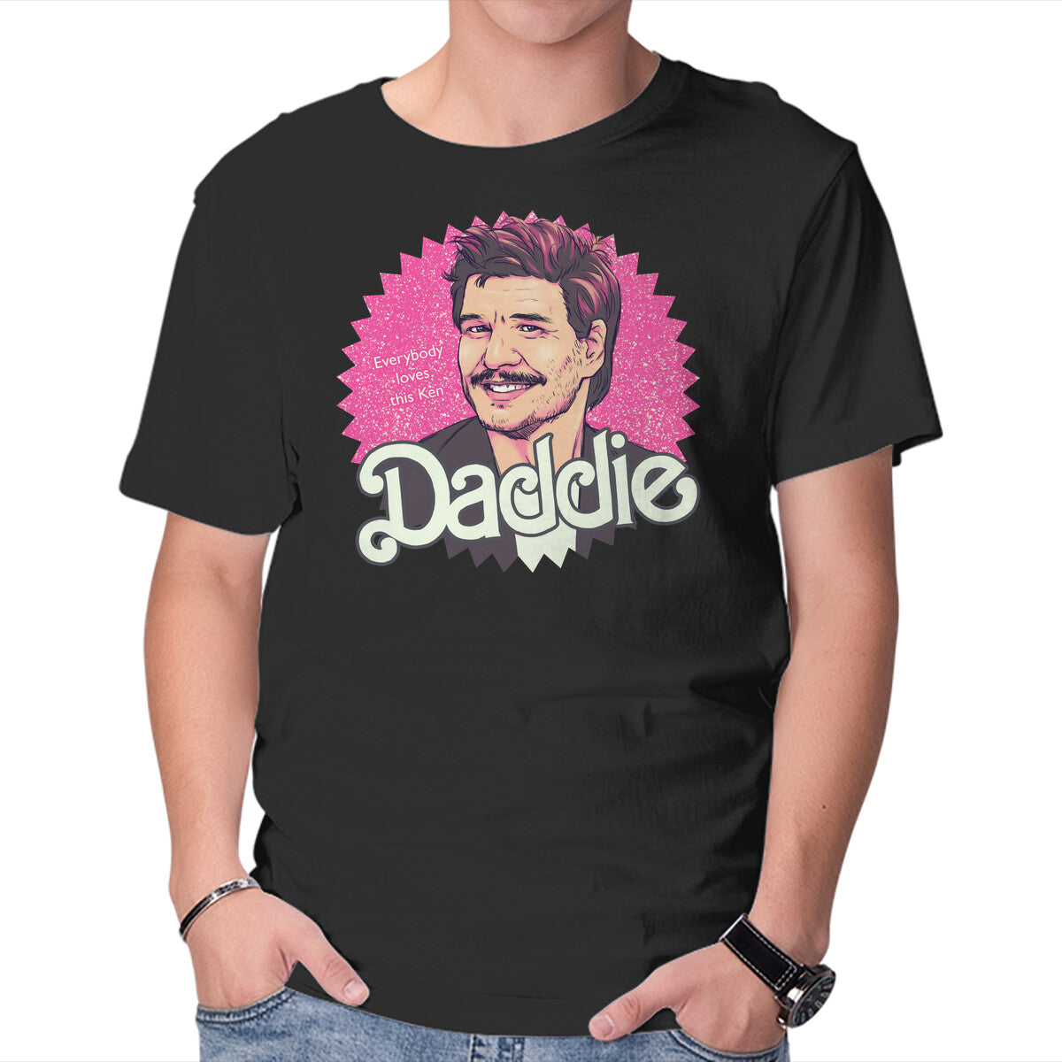 Daddie – Movie Graphic T-Shirt in black, product display