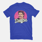 Daddie – Movie Graphic T-Shirt in royal blue, flat-lay product view