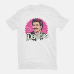 Daddie – Movie Graphic T-Shirt in white, flat-lay product view