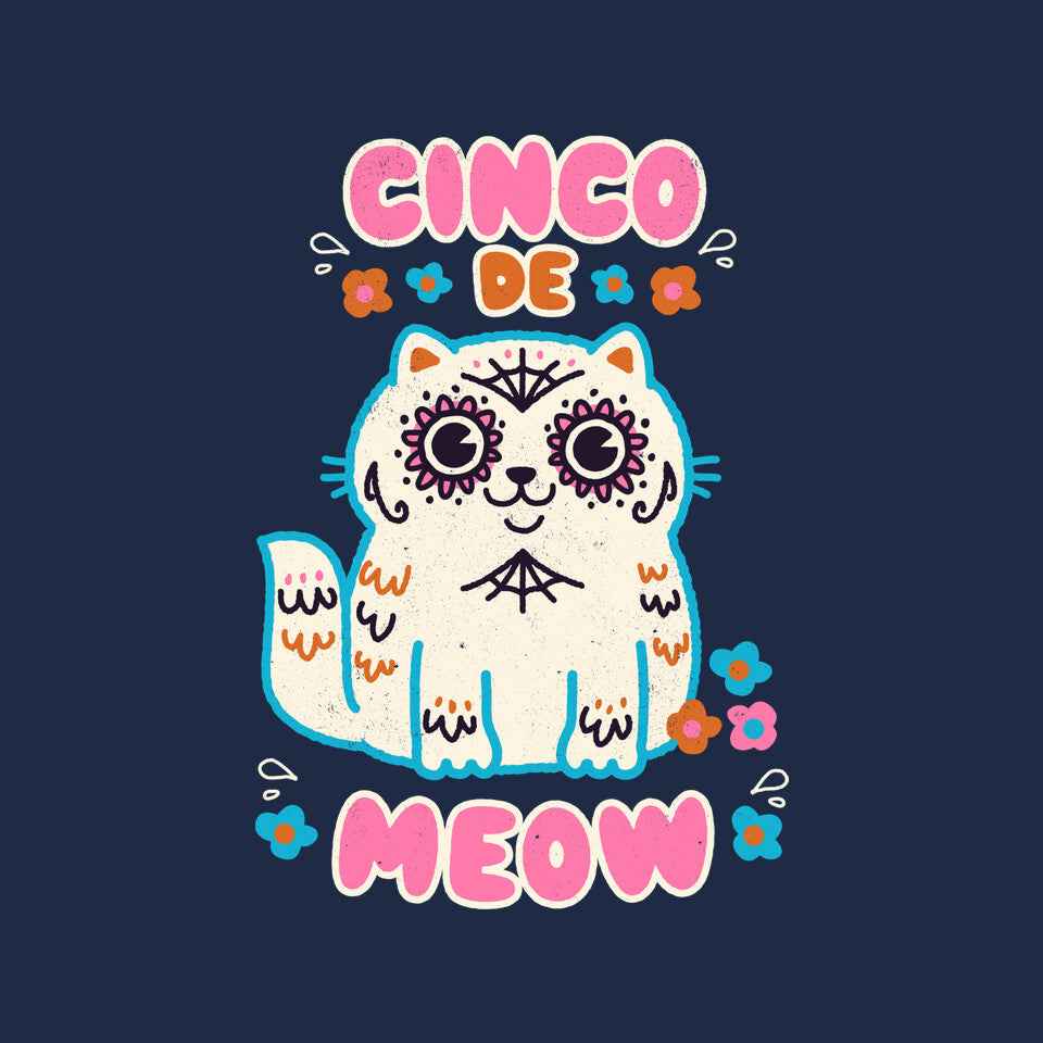 Cinco De Meow – Cat Graphic T-Shirt