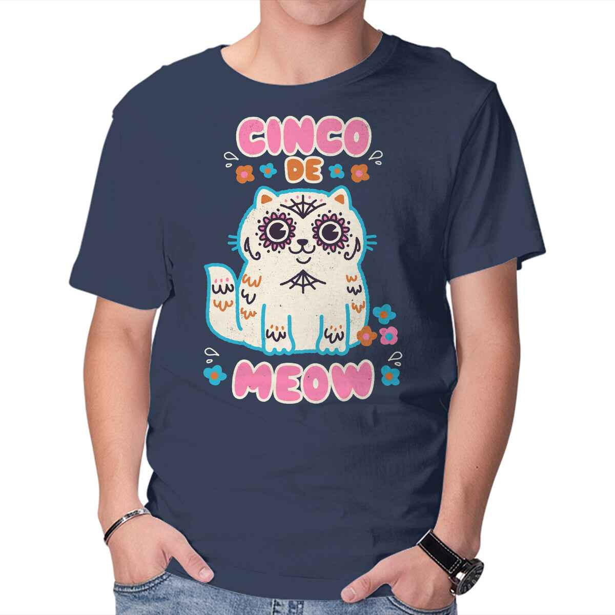 Cinco De Meow – Cat Graphic T-Shirt