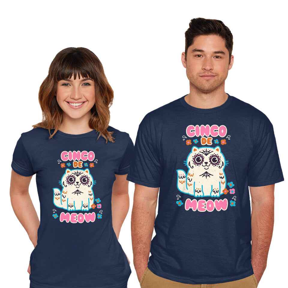 Cinco De Meow – Cat Graphic T-Shirt