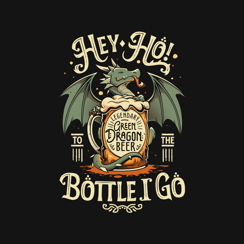 A Dragon's Pint – Fantasy Graphic T-Shirt