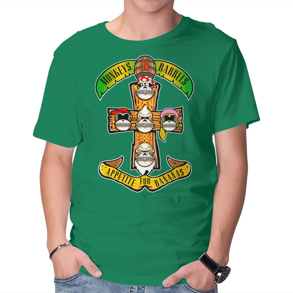 Appetite For Bananas – Music Graphic T-Shirt in green, product display