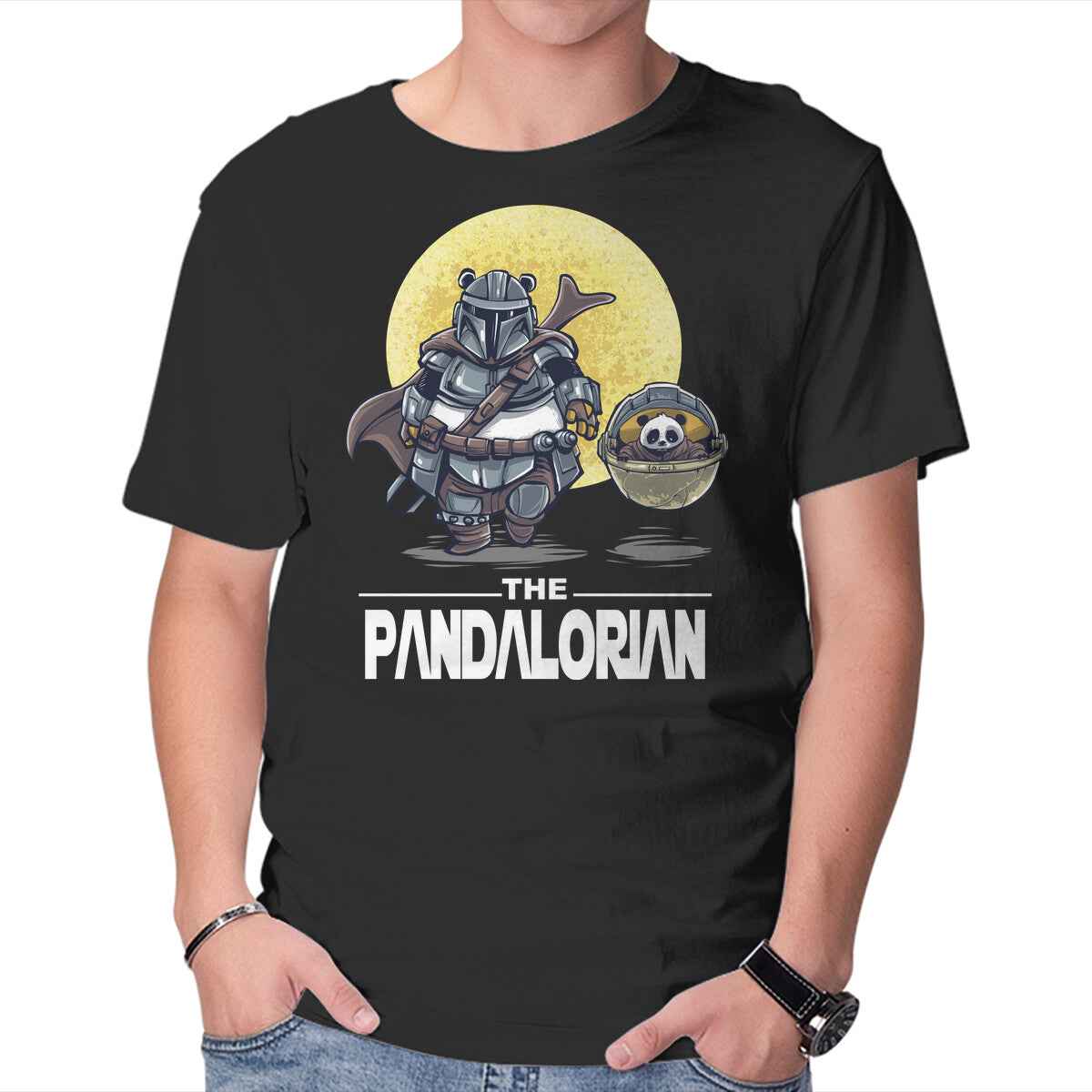The Pandalorian – Sci-Fi Graphic T-Shirt