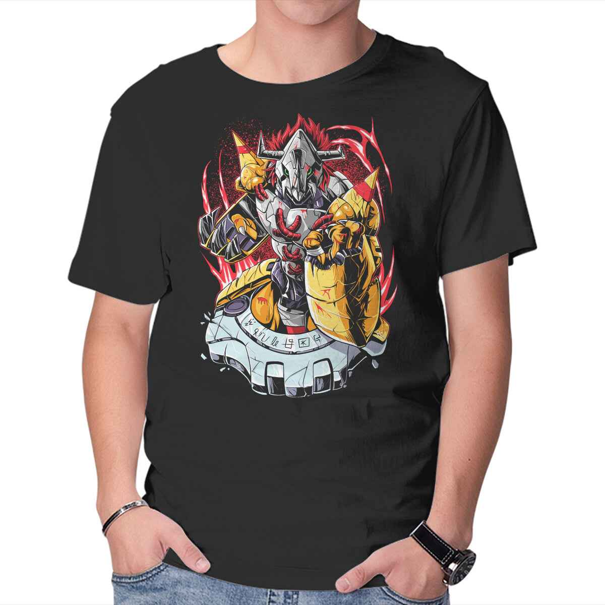Digiwar Tyrannosaurus – Anime Graphic T-Shirt