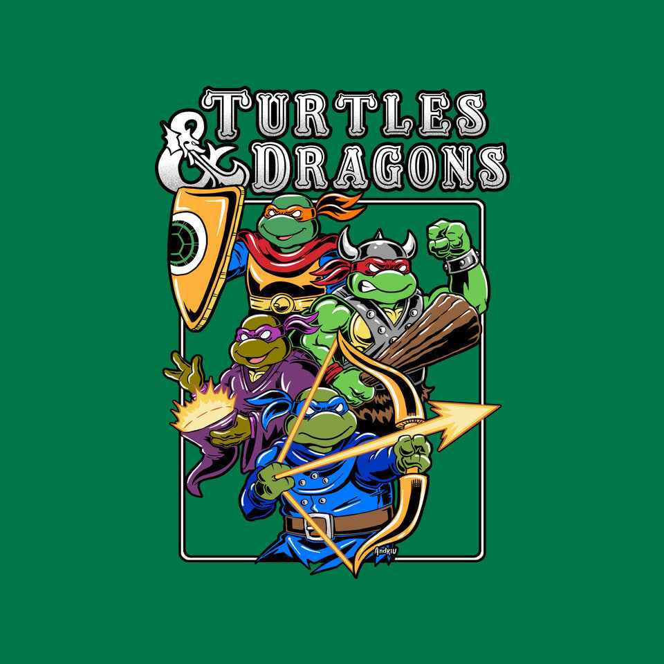 Turtles And Dragons Graphic T-Shirt