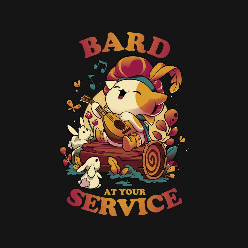 Bard's Call – Cat Graphic T-Shirt
