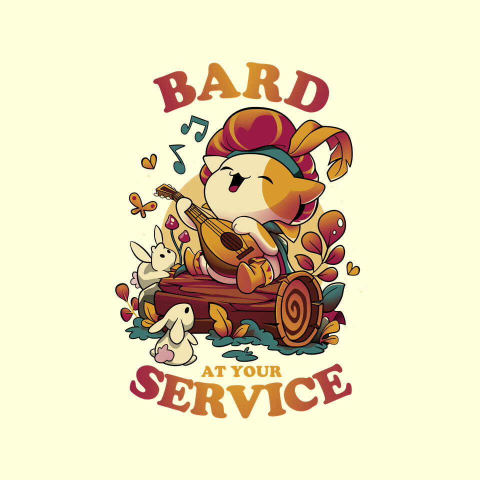Bard's Call – Cat Graphic T-Shirt