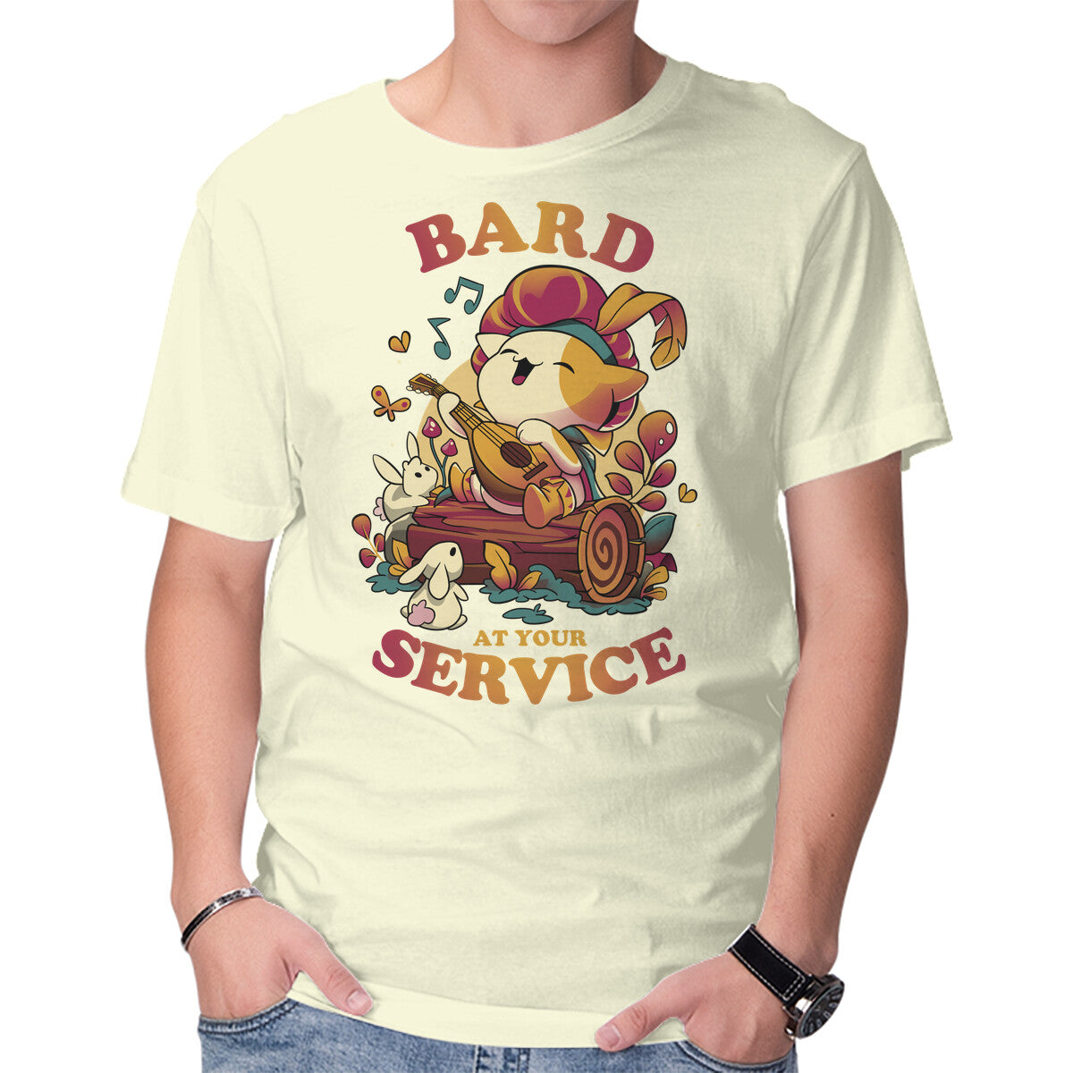 Bard's Call – Cat Graphic T-Shirt