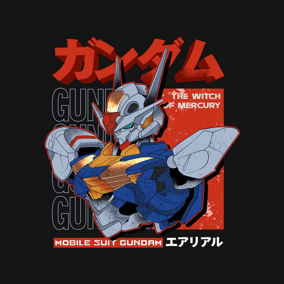Gundam Aerial – Anime Graphic T-Shirt