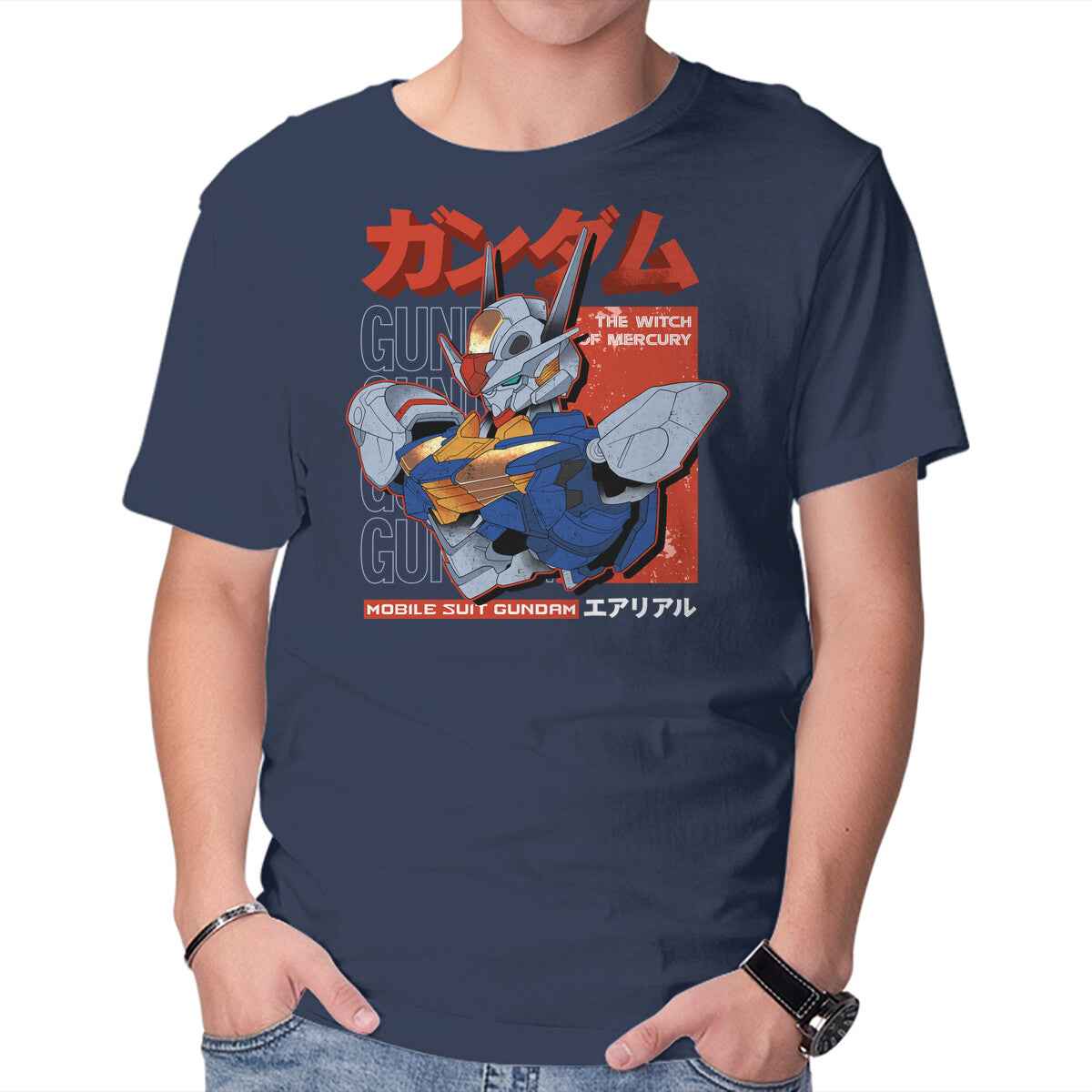 Gundam Aerial – Anime Graphic T-Shirt