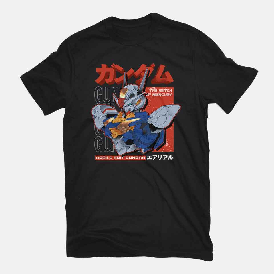 Gundam Aerial – Anime Graphic T-Shirt