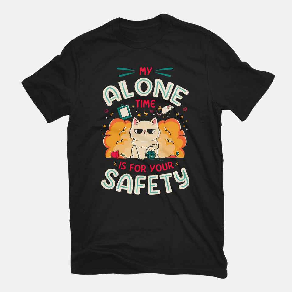 My Alone Time – Cat Graphic T-Shirt
