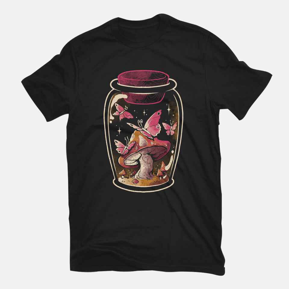 Butterfly Glass – Fantasy Graphic T-Shirt