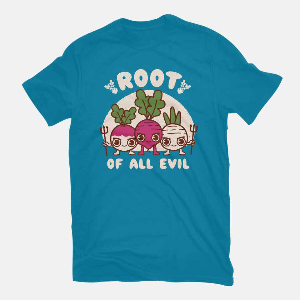 Root Of All Evil – Funny Graphic T-Shirt