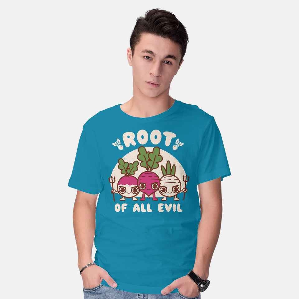 Root Of All Evil – Funny Graphic T-Shirt