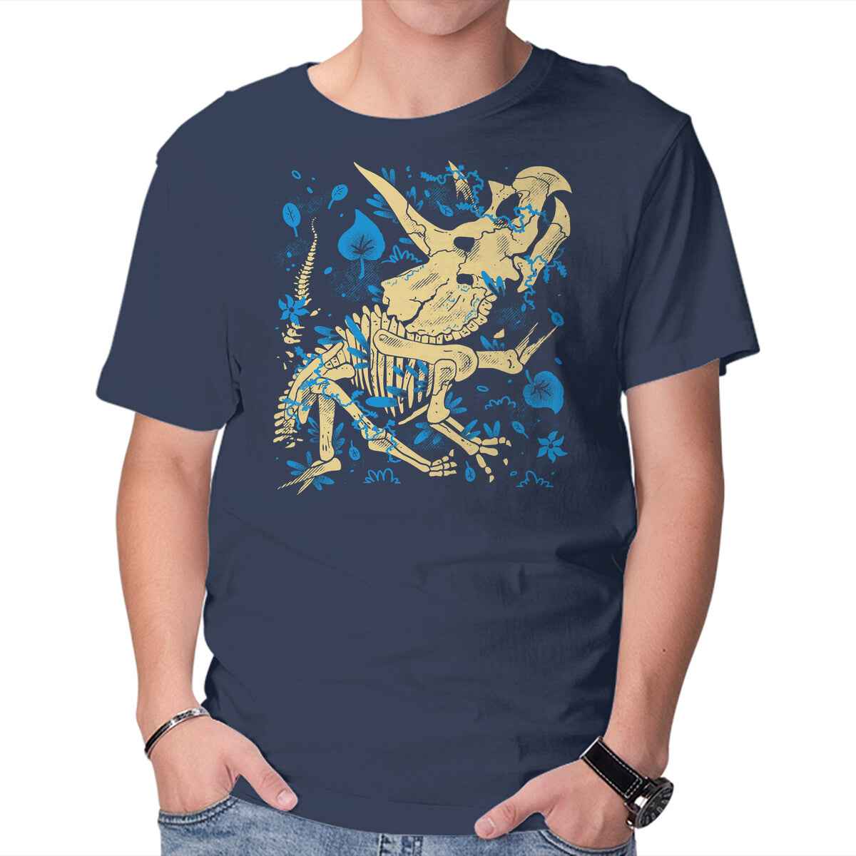 Jurassic Triceratops – Movie Graphic T-Shirt