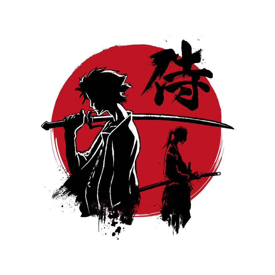 Mugen And Jin Sumi-e – Anime Graphic T-Shirt
